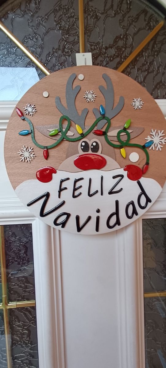 Adorno Navidad para puerta
