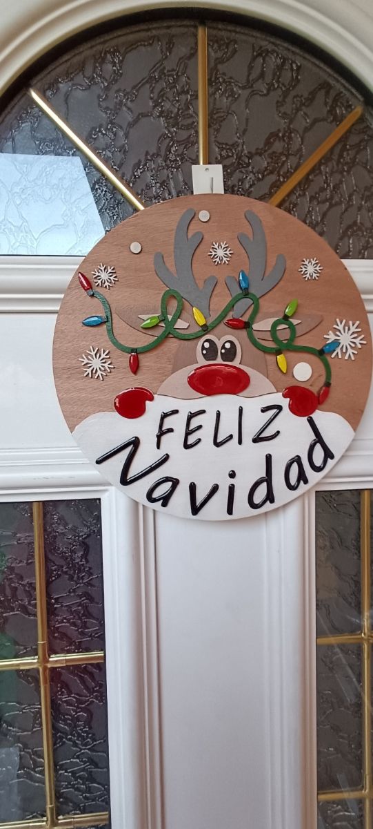 Adorno Navidad para puerta