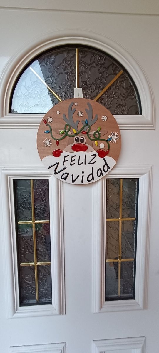 Adorno Navidad para puerta