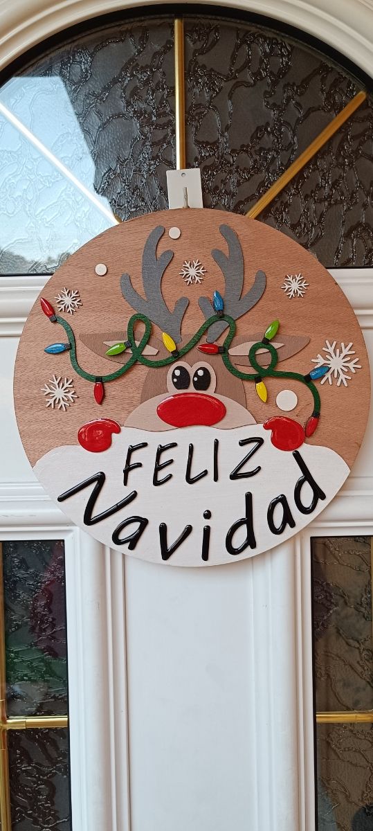 Adorno Navidad para puerta