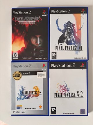 LOTE FINAL FANTASY PLAYSTATION 2