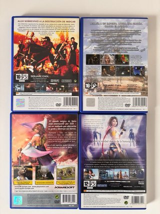 LOTE FINAL FANTASY PLAYSTATION 2