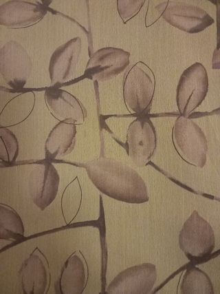 Falda de gasa de seda gris estampada