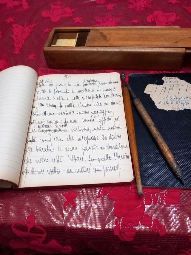 Oggetti scolastici anni 30 periodo fasci