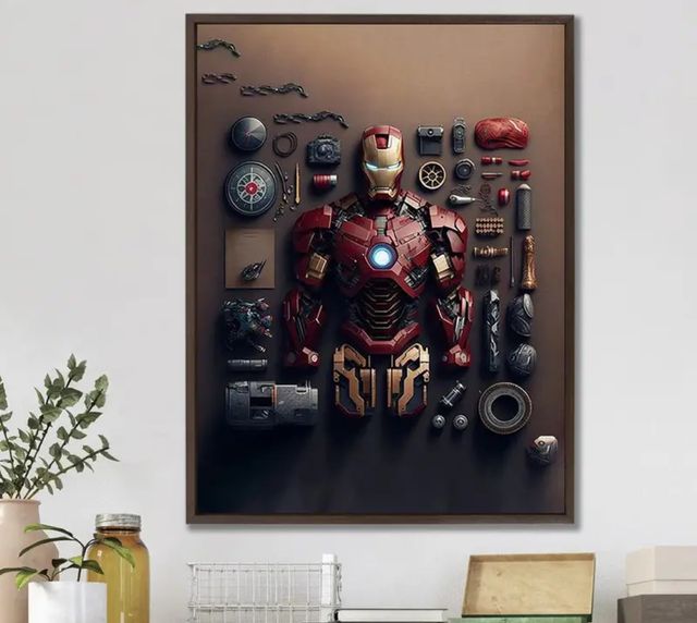 Lienzo Armadura Iron Man