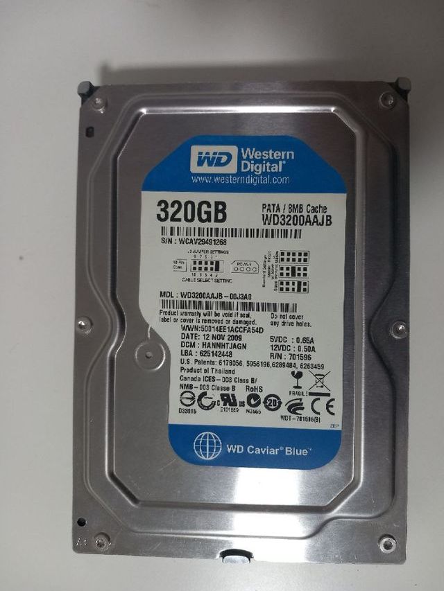 DISCO DURO WD 3.5" IDE WD3200AAJB 320GB