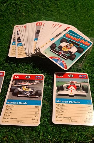 Coleccion cartas Formula 1 año 1987