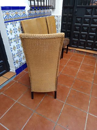 4 sillas de ratán de calidad