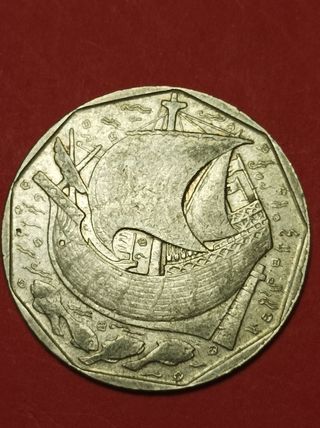 Moneda 50 escudos Portugal 1986
