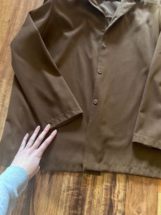 Blazer mujer traje vintage marron talla 54