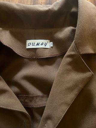 Blazer mujer traje vintage marron talla 54