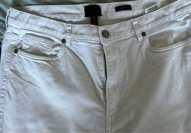 Jeans bianco uomo H&M