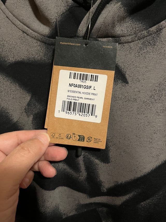 Sudadera gris con negro THE NORTH FACE