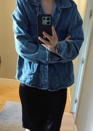 Chaqueta vaquera oversize
