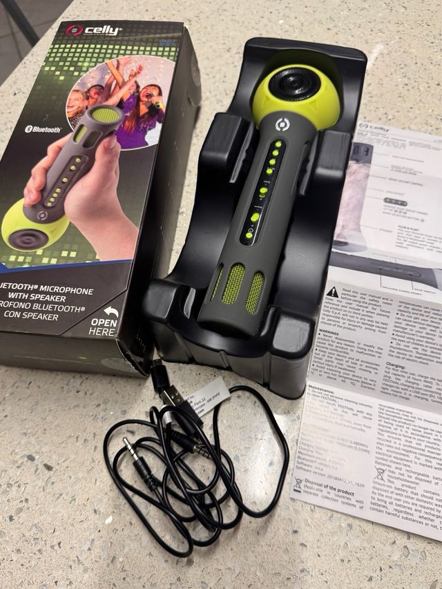 Celly Festival Microfono Bluetooth - verde