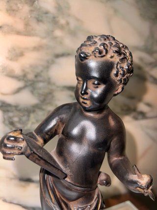 Escultura francesa S.XIX escribano
