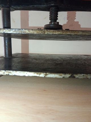 Antigua Prensa De Imprenta