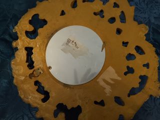 Barometro in legno intagliato a mano