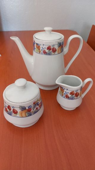 Juego cafe porcelana