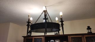 Lámpara de forja / hierro