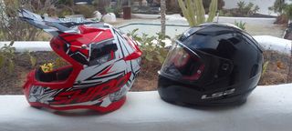 Casco enduro cross
