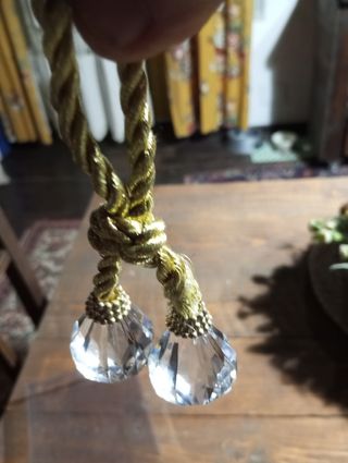 Set porta tovaglioli oro e cristallo