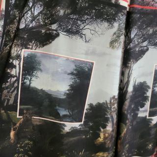 Pantalón Zara T.L palazzo de punto.