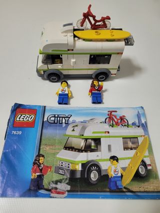 Camper Lego City. Autocaravana.