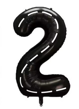 Globo 2 grande carretera cumpleaños obra