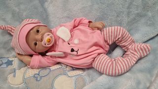Bebe reborn silicona blanda platino 