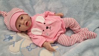 Bebe reborn silicona blanda platino 