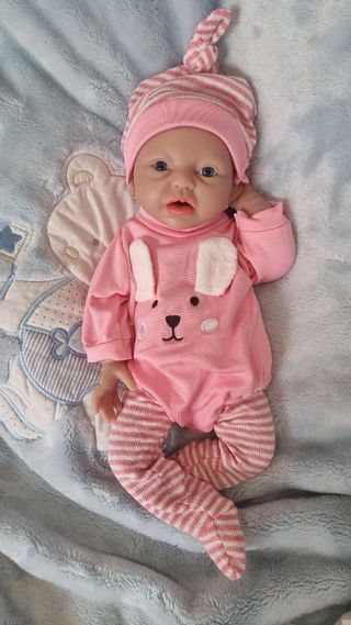 Bebe reborn silicona blanda platino 