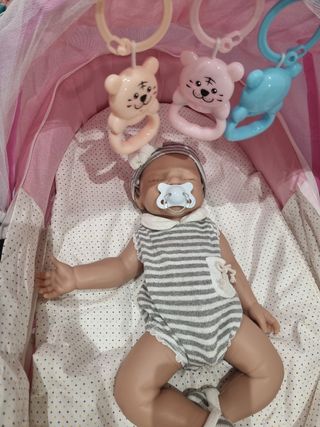 Bebe reborn silicona blanda platino 