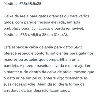 Bandeja de areia para gatos XXL