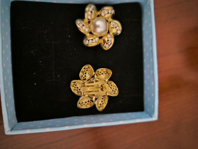 Pendientes con perla y circonitas blanca