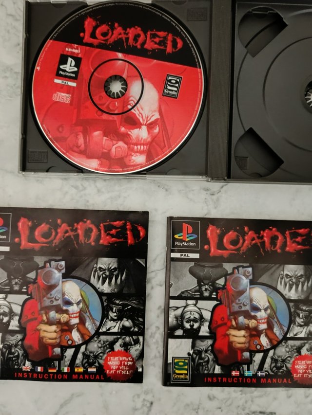 Re Loaded Ps1 Pal Big Box Playstation 1