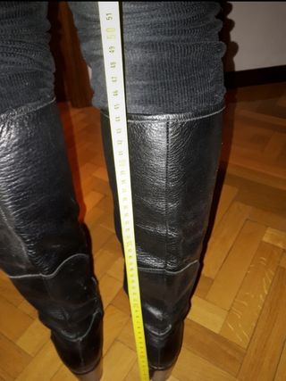 Botas altas PIEL MANGO  38