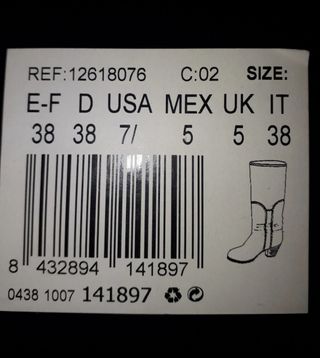 Botas altas PIEL MANGO  38