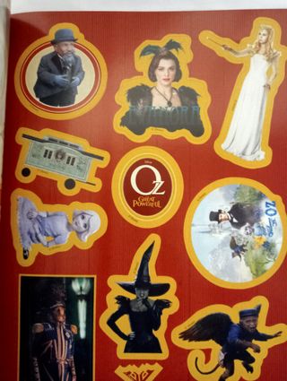 Oz UN MUNDO FANTASÍA Cuaderno de pegatinas Mágico