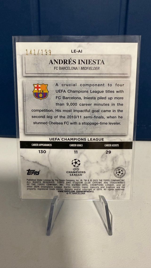 Andrés Iniesta LegendsOf Europe /199 #LE-AI