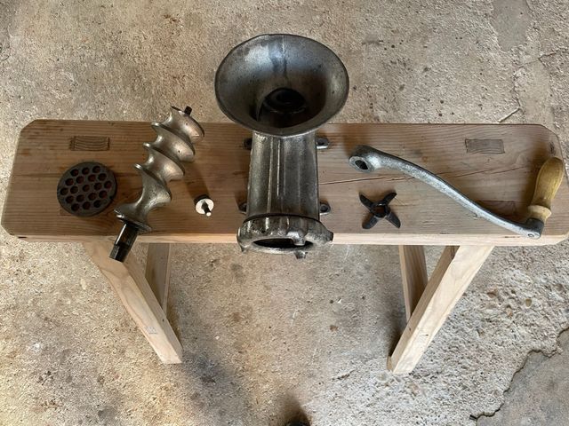 Picadora antigua manual