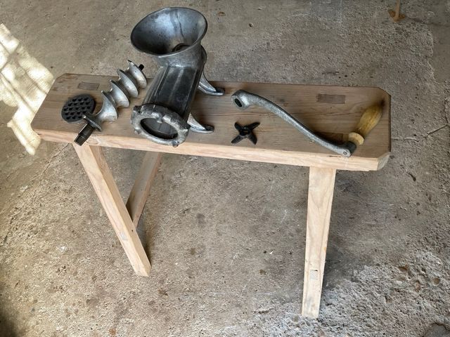 Picadora antigua manual