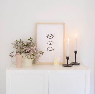 Candelabros negros Ikea