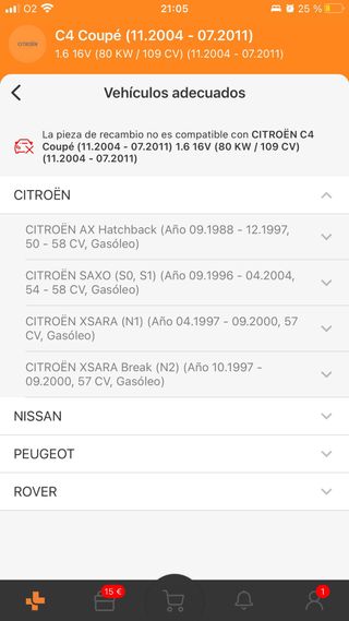 Embrague 106