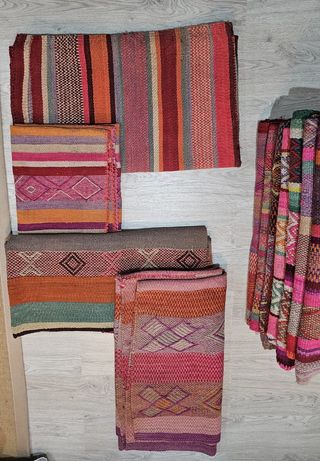 Alfombra hecha a mano de Perú 100% Lana