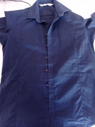 Camicia colore blu taglia S 