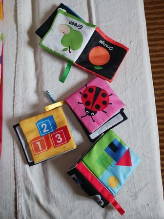 4 libri in stoffa