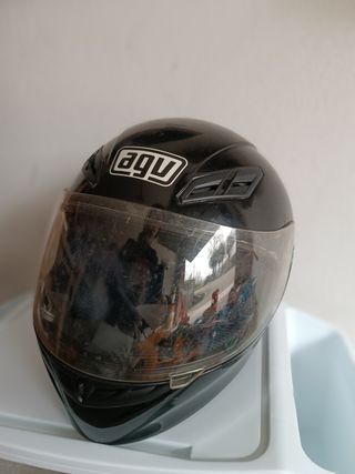 Casco integrale moto AGV nero