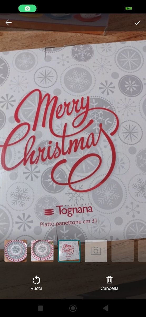 Piatto per panettone