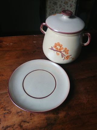 Contenitore Vintage beige biscotti 